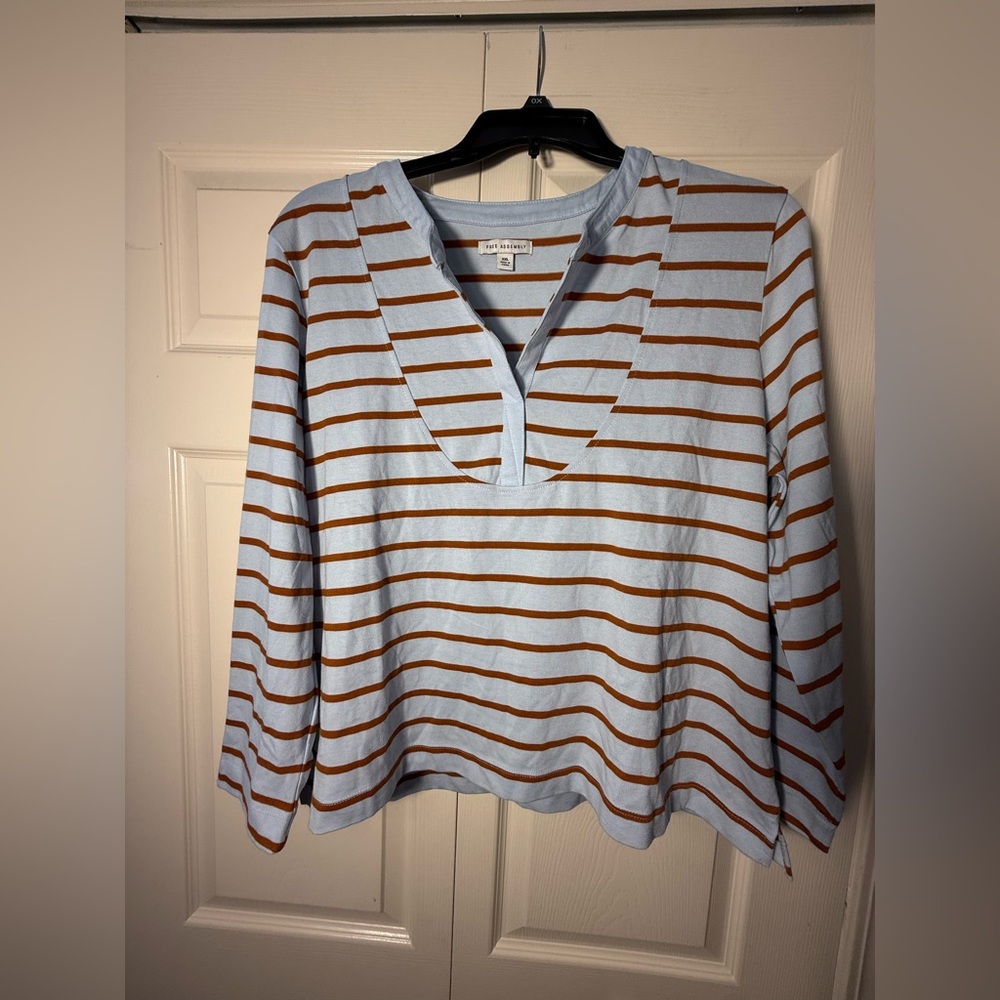Free Assembly Striped Top